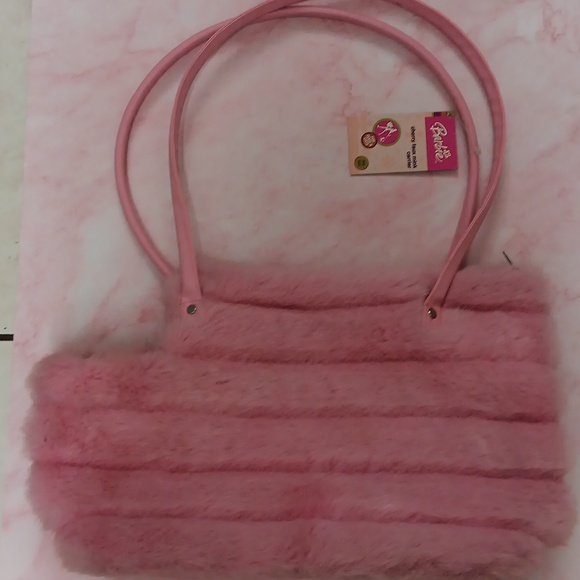 HOST PICK!! Brand New VINTAGE Y2K BARBIE FAUX MINK CAT/DOG CARRIER - Picture 2 of 10